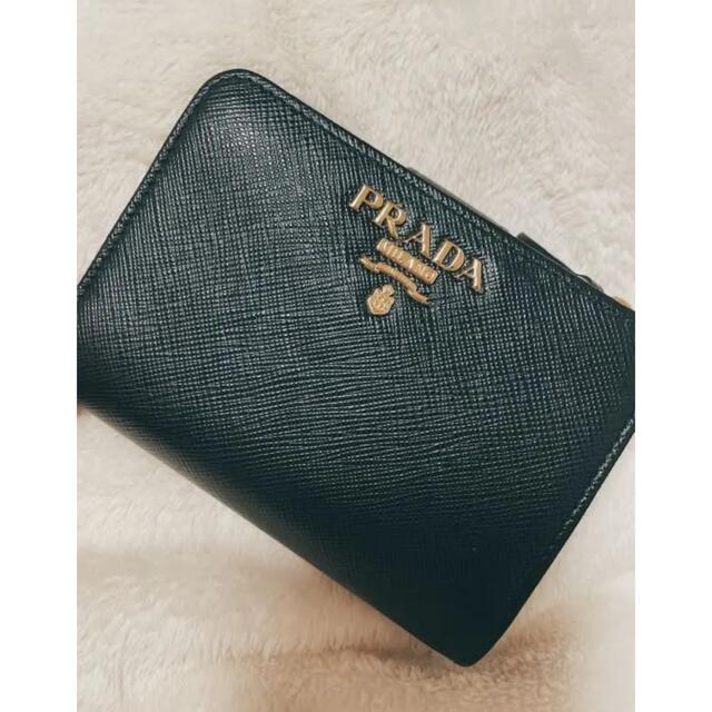 PRADA(プラダ)のプラダ　サフィアーノ  財布　バイカラー　美品 レディースのファッション小物(財布)の商品写真