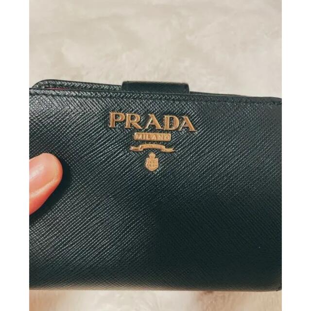 PRADA(プラダ)のプラダ　サフィアーノ  財布　バイカラー　美品 レディースのファッション小物(財布)の商品写真