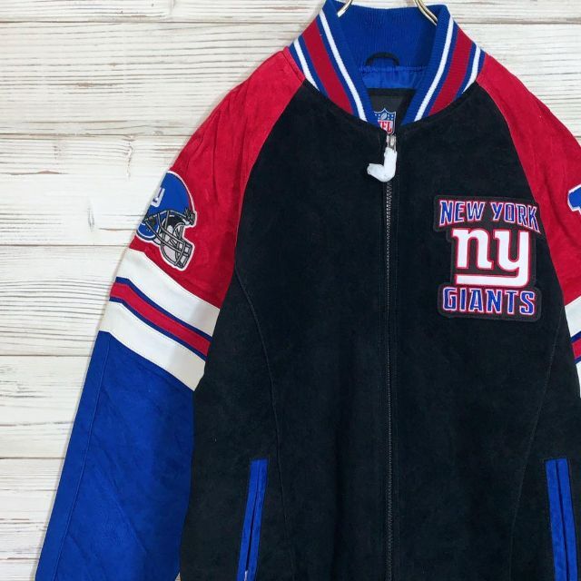 美品 NFL GIANTS ジャイアンツ スタジアムジャンパー M