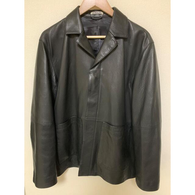 AURALEE(オーラリー)のAURALEE GOAT LEATHER JACKET  メンズのジャケット/アウター(レザージャケット)の商品写真