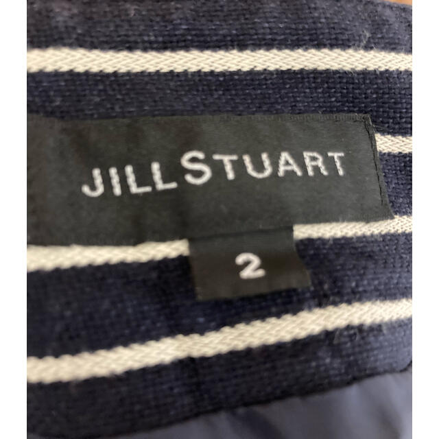 JILLSTUART(ジルスチュアート)のジルスチュアートタックボーダーフレアスカート レディースのスカート(ひざ丈スカート)の商品写真