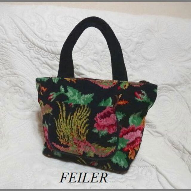 FEILER(フェイラー)のFEILERフェイラー♡タオル地シュニール織薔薇トートバッグ レディースのバッグ(トートバッグ)の商品写真