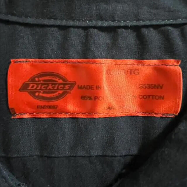 Dickies(ディッキーズ)のXLサイズ　USA古着　Dickies ワークシャツ　企業ロゴ　キャンプ メンズのトップス(シャツ)の商品写真