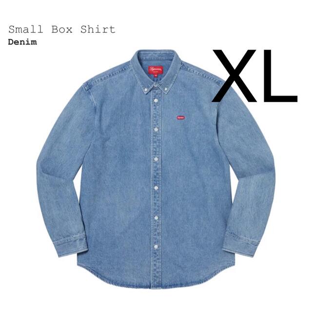 シルバー/レッド supreme Small Box Shirt Denim - 通販