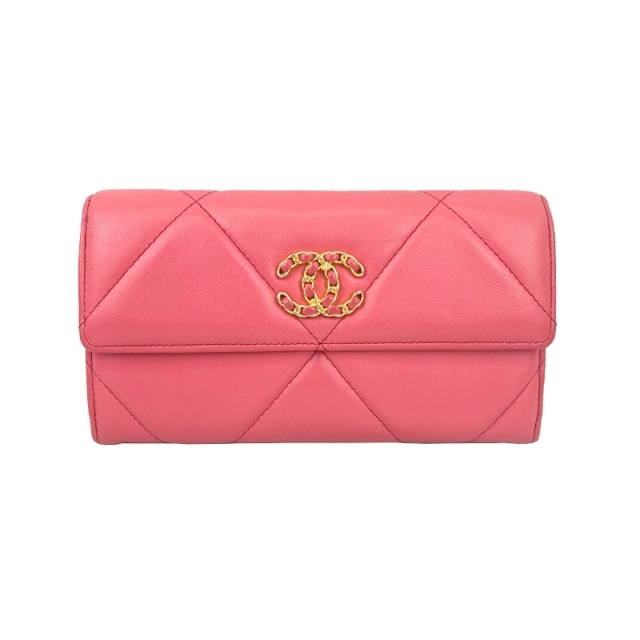 ラッピング無料】 CHANEL - シャネル CHANEL CHANEL19 ロングフラップ