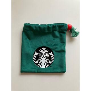 スターバックスコーヒー(Starbucks Coffee)のスターバックス2021/ホリデーシーズン/巾着のみ(小物入れ)