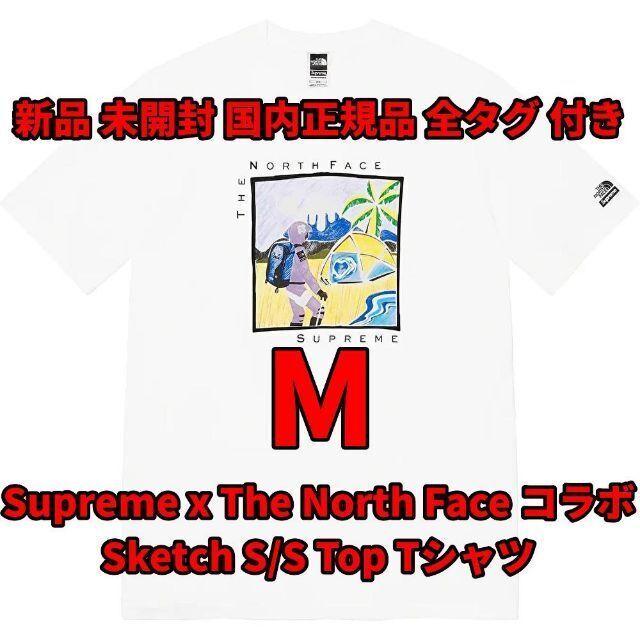 新規値下げ Supreme x The North Face Sketch Tシャツ M - www