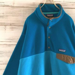 パタゴニア(patagonia)の【専用】パタゴニア シンチラ フリース 青 L 美品(その他)