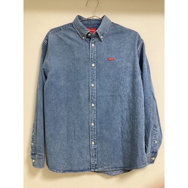 Supreme Small Box Shirt Denim S 1