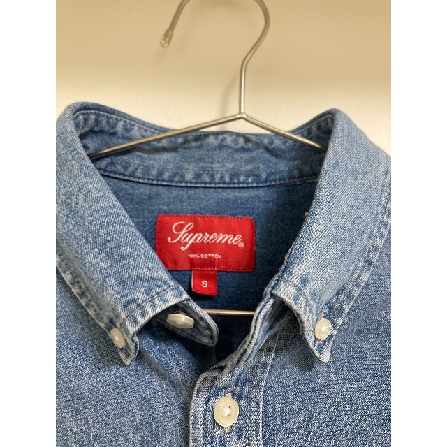 Supreme Small Box Shirt Denim S 2