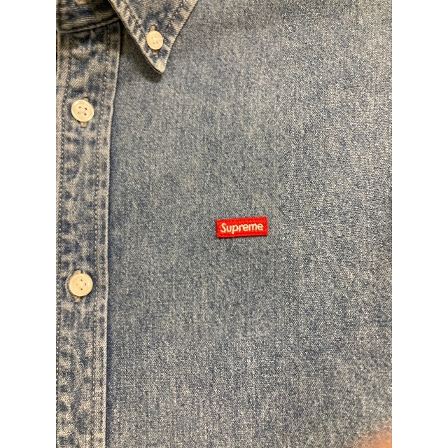 Supreme Small Box Shirt Denim S 6