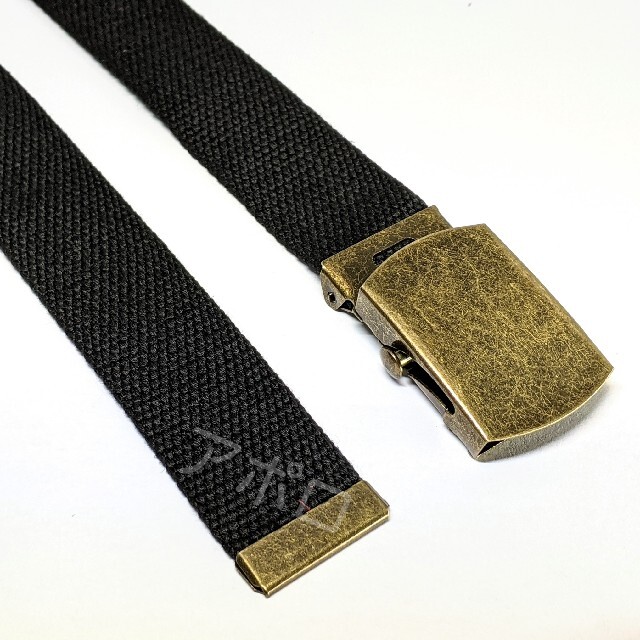 黒 ガチャベルト 値下げ不可　人気　ブラック バックル 金色　ゴールド メンズのファッション小物(ベルト)の商品写真