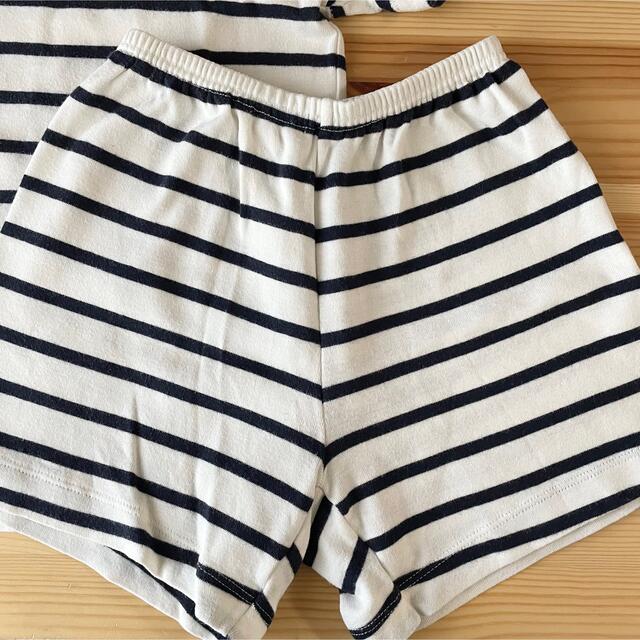 PETIT BATEAU(プチバトー)のプチバトー  半袖  パジャマ  5ans キッズ/ベビー/マタニティのキッズ服男の子用(90cm~)(パジャマ)の商品写真