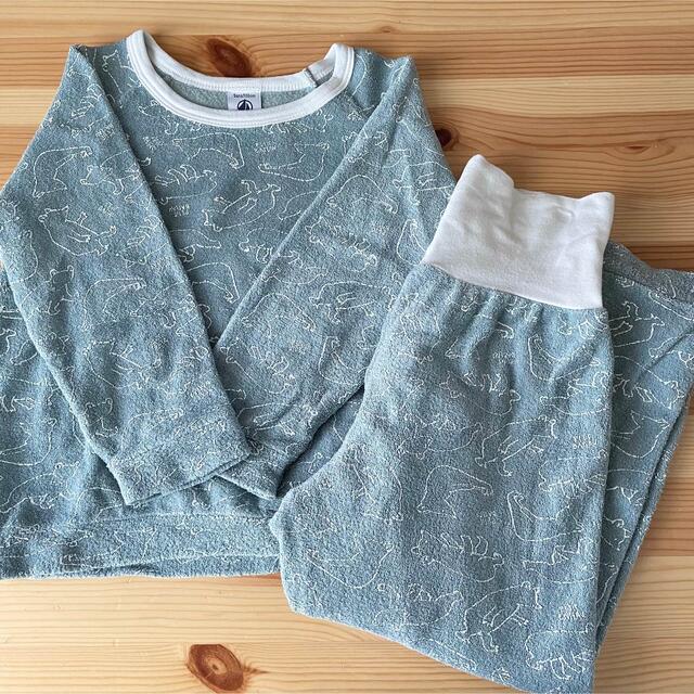 PETIT BATEAU(プチバトー)のプチバトー  長袖  パジャマ  5ans キッズ/ベビー/マタニティのキッズ服男の子用(90cm~)(パジャマ)の商品写真