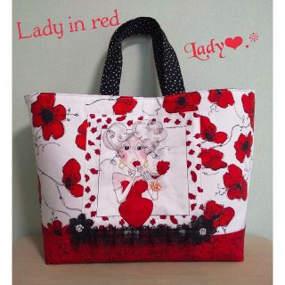 ロラライハリス❤トートバック❤Lady in red ♬.*ﾟ(トートバッグ)