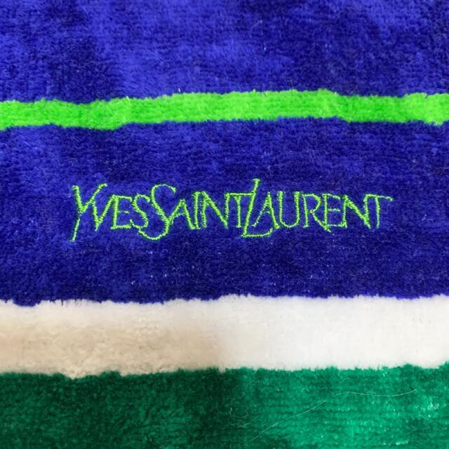 Yves Saint Laurent Beaute(イヴサンローランボーテ)のイヴ・サンローラン　フェイスタオル　yvessaintlaurent インテリア/住まい/日用品の日用品/生活雑貨/旅行(タオル/バス用品)の商品写真