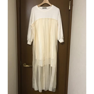 ダブルクローゼット(w closet)のチュールワンピース(ロングワンピース/マキシワンピース)