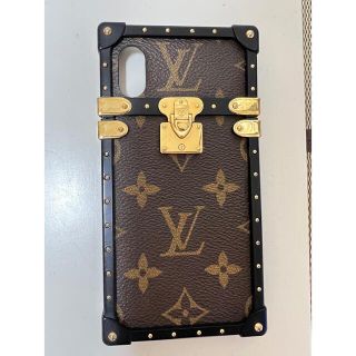 ルイヴィトン(LOUIS VUITTON)のルイヴィトン アイトランク iPhoneX / XS ケース 茶(iPhoneケース)