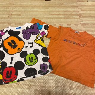 ミキハウス(mikihouse)のミキハウスとディズニーTシャツ2枚セット(Tシャツ/カットソー)