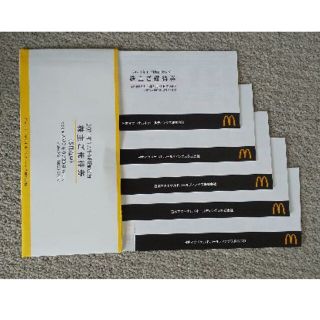 マクドナルド株主優待６セット✕５冊　2022年9月30日まで　ラクマパック送料込(フード/ドリンク券)