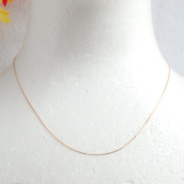 ひとみ様専用 k18ネックレス ベネチアンチェーン 18金 18k 0.5㎜幅-