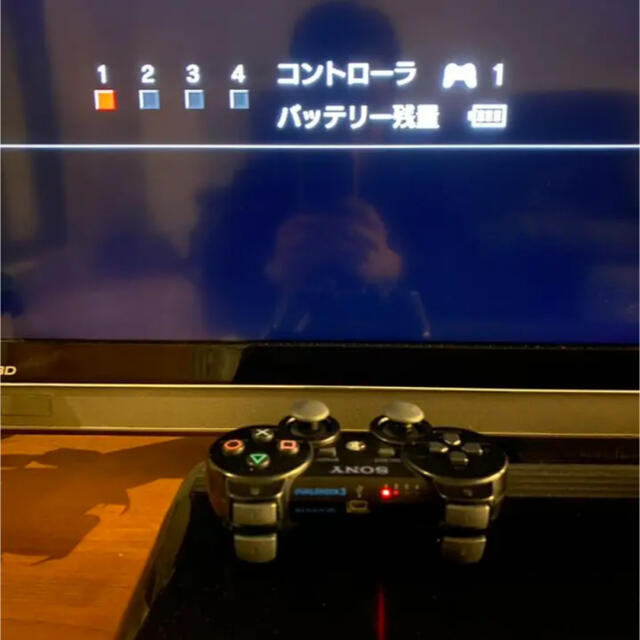 PlayStation3(プレイステーション3)のPS3 ワイヤレス コントローラ (DUALSHOCK3) ブラック 黒 純正品 エンタメ/ホビーのゲームソフト/ゲーム機本体(その他)の商品写真