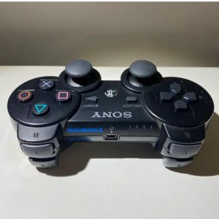 プレイステーション3(PlayStation3)のPS3 ワイヤレス コントローラ (DUALSHOCK3) ブラック 黒 純正品(その他)