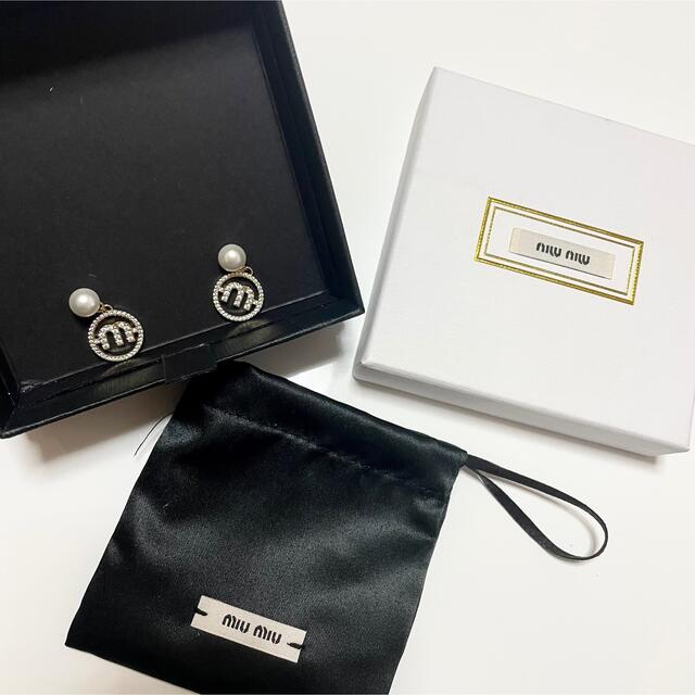miumiu - 新品未使用 miumiu パールピアスの通販 by みにょ's shop