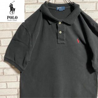 ポロラルフローレン(POLO RALPH LAUREN)の90s 古着 ポロ ラルフローレン 刺繍ロゴ ビッグシルエット ゆるだぼ(ポロシャツ)