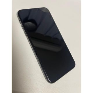 アイフォーン(iPhone)の【超美品】傷なし　iPhoneX/10 本体　Black 64GB SIMフリー(スマートフォン本体)