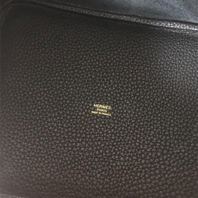 Hermes(エルメス)のLineさま専用☆エルメス ピコタンロック 22 MM ブラック×ゴールド金具  レディースのバッグ(ハンドバッグ)の商品写真