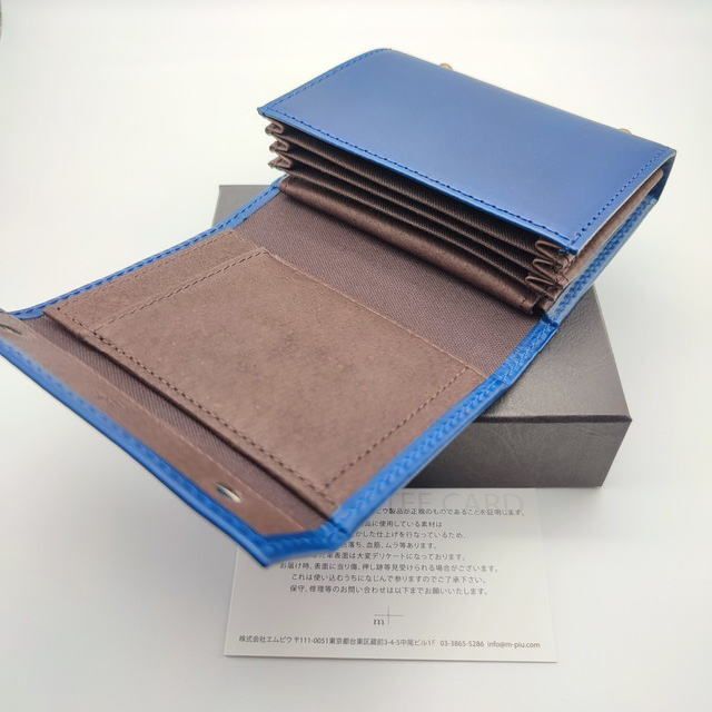 新品未使用】エムピウ ミッレフォッリエ2 P25 ブルー