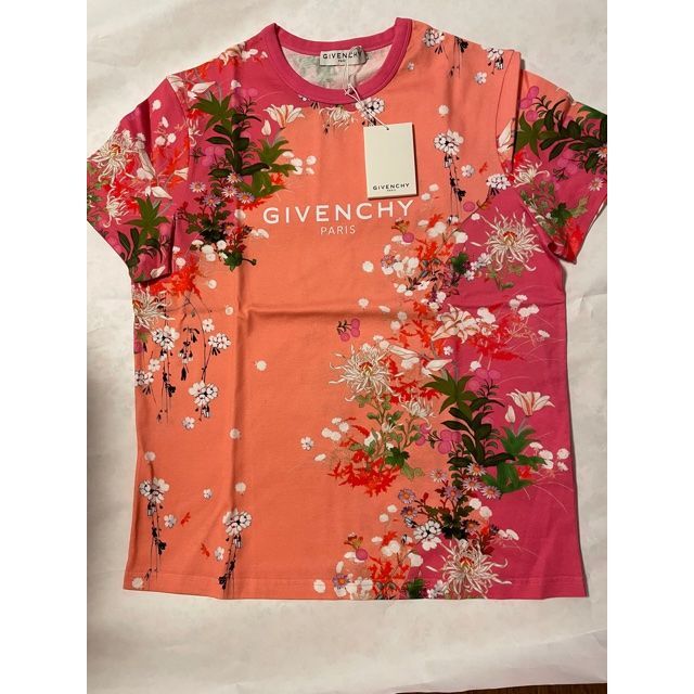 新品GIVENCHY PARIS フローラルオーバーサイズ TシャツXS(9号)