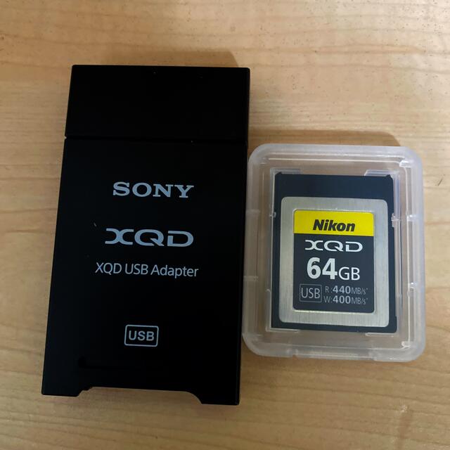 ニコン  MC-XQ64G XQD 64GB&SONYカードリーダ