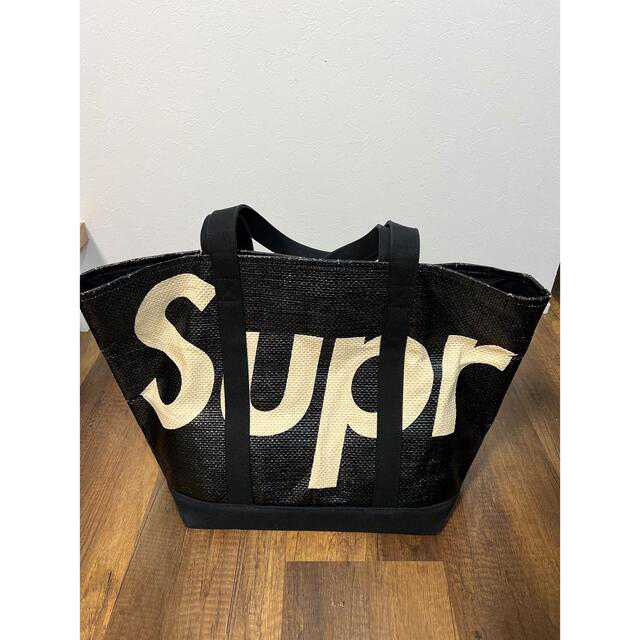 バッグSupreme Raffia Tote”Black”