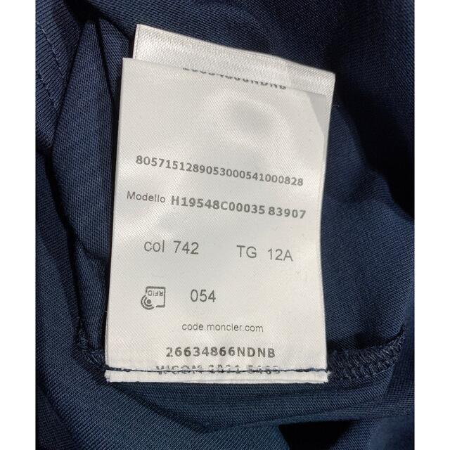 MONCLER - モンクレール シンプルロゴTシャツ ネイビー 12の通販 by ...