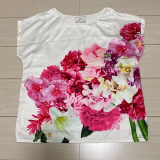 レディー(Rady)のRady サテン 花柄 Tシャツ(Tシャツ(半袖/袖なし))