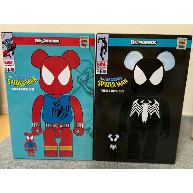 TheNoBE@RBRICK ベアブリック SPIDER-MAN 100％ \u0026 400％