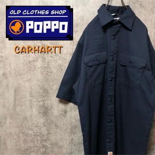 カーハート(carhartt)の【はるき様専用】カーハート☆裾ロゴタグ入フラップ付ダブルポケット半袖ワークシャツ(シャツ)