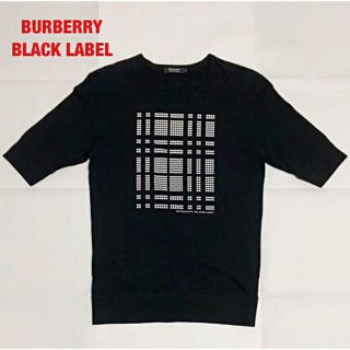 バーバリーブラックレーベル(BURBERRY BLACK LABEL)の【人気】BURBERRY BLACK LABEL　半袖Tシャツ　ブランドロゴ(Tシャツ/カットソー(半袖/袖なし))