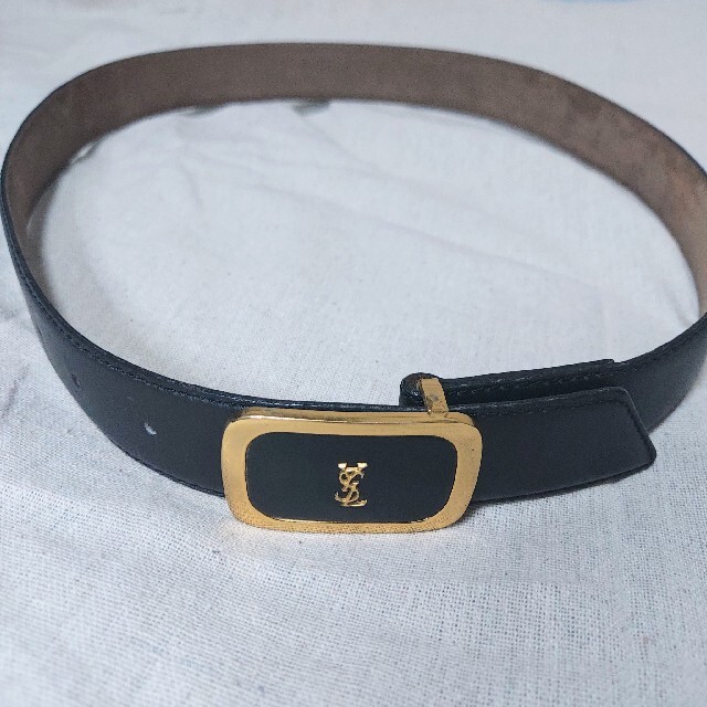 YSL イブサンローラン メンズベルト 本革 ヴィンテージ フランス