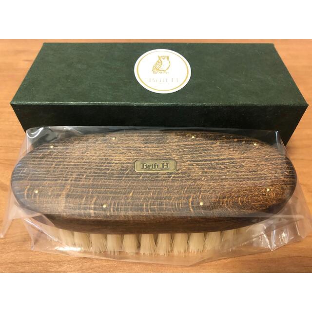 靴磨き/Shoeshine】馬/豚/山羊毛ブラシ 江戸屋×Brift H 新品-