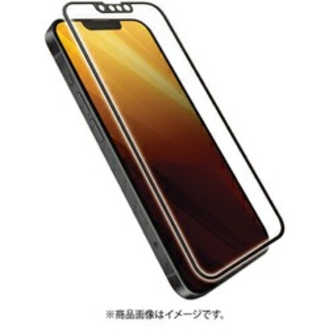 ELECOM(エレコム)のiPhone13/13Pro抗菌・角割れしない3Dフレーム付ガラスフィルム スマホ/家電/カメラのスマホアクセサリー(保護フィルム)の商品写真