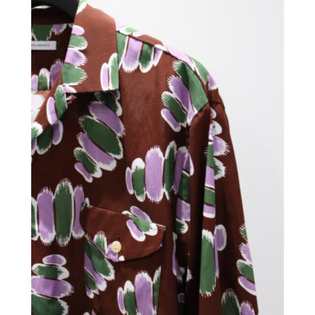 SOLARISソラリス　ATOMIC オープンカラーシャツ　美品 レディースのトップス(シャツ/ブラウス(長袖/七分))の商品写真