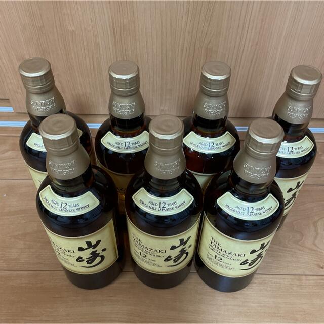 サントリー(サントリー)のサントリー山崎　12年　7本 食品/飲料/酒の酒(ウイスキー)の商品写真