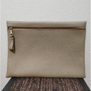 エルメス(Hermes)のITADAKI イタダキ　クラッチバッグ　本革　ベージュ　ITTI　エルメス(セカンドバッグ/クラッチバッグ)