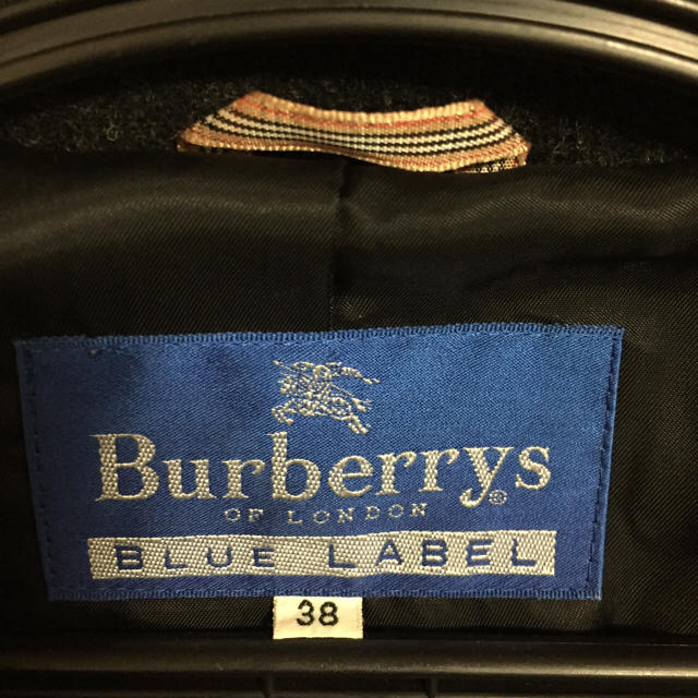 BURBERRY BLUE LABEL の通販 by brookeharris's shop｜バーバリーならラクマ - 美品 BURBERRY ウールアンゴラロングコート 正規店