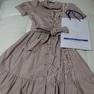 ブルーレーベルクレストブリッジ(BLUE LABEL CRESTBRIDGE)のブルーレーベル  シャツワンピース 美品  TOCCA エムズグレイシー(ひざ丈ワンピース)