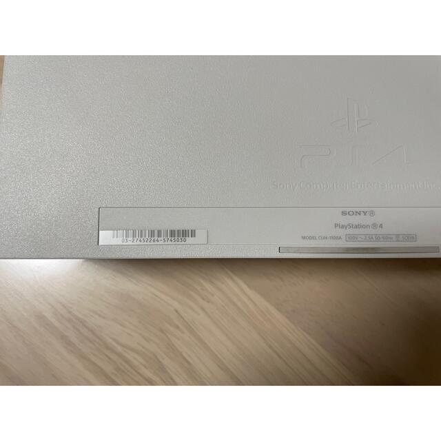 【美品】PS4本体 500GB CUH-1100A グレイシャー・ホワイト エンタメ/ホビーのゲームソフト/ゲーム機本体(家庭用ゲーム機本体)の商品写真