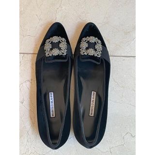 マノロブラニク(MANOLO BLAHNIK)のマノロブラニク ハンギシ 珍しいレディースのタキシード（ドレス）シューズ 39 (その他)